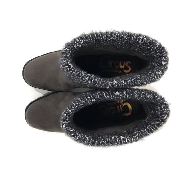 Circus by Sam Edelman grey sweater booties - Picture 5 of 7